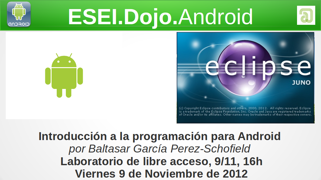 Cartel ESEI Dojo Android