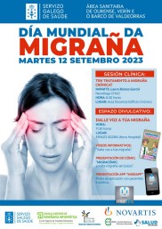 póster del día mundial de la migraña